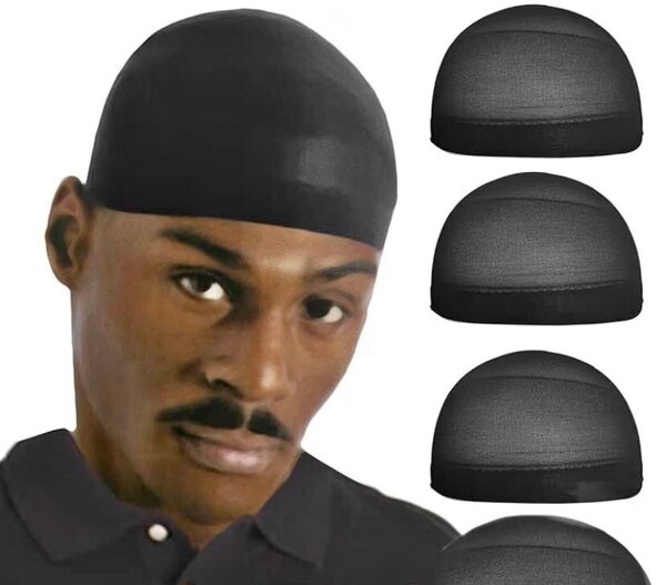 Durag noir pour hommes