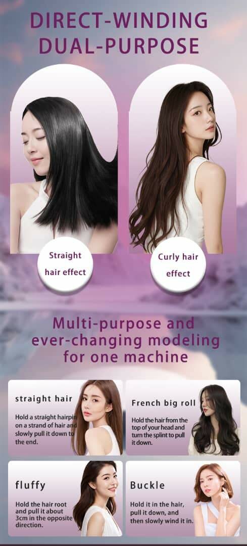 Lisseur chauffant pour cheveux