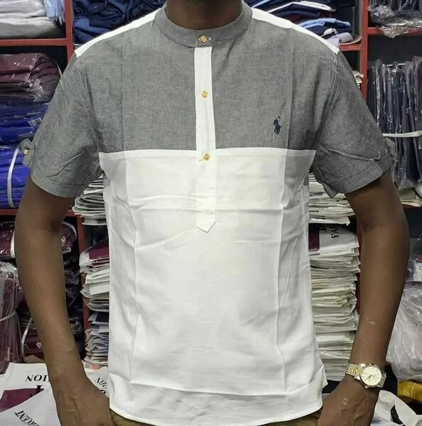 Chemise Homme Bicolore Élégante