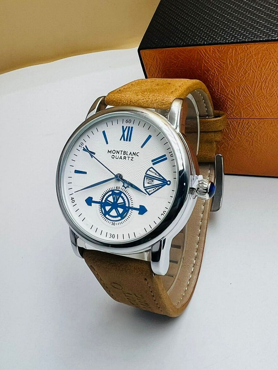 Mont-blanc authentique en cuir