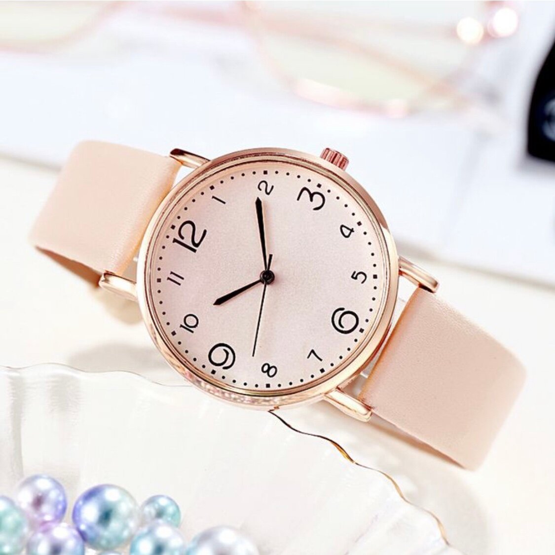 Montre Femme Élégante Rose