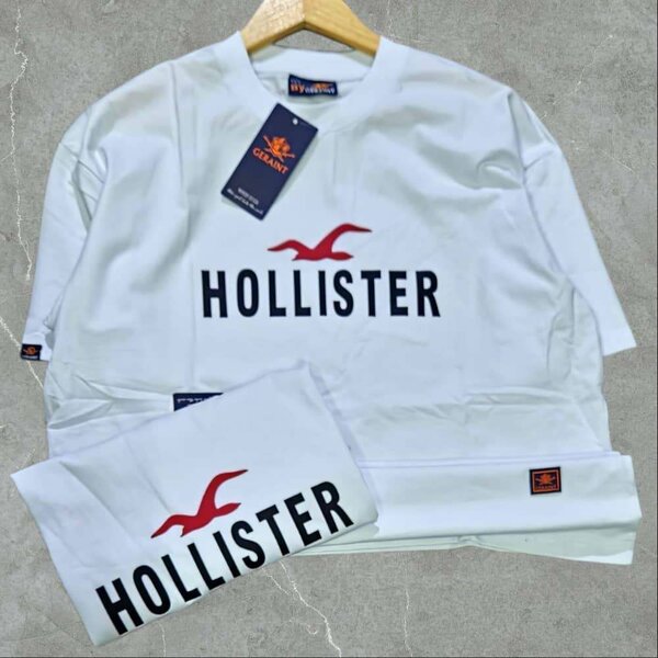 T-shirt blanc Hollister