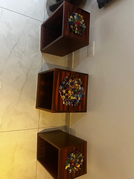 Wooden side tables