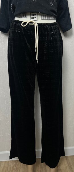 Велюровые штаны тонкие