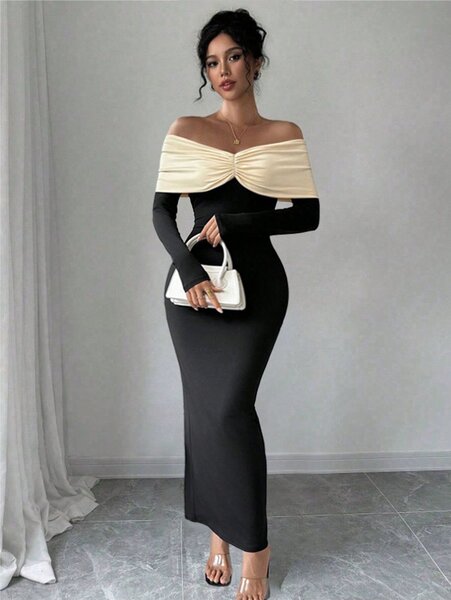 Robe élégante longue soirée