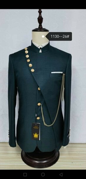 Veste homme élégante avec chaînes