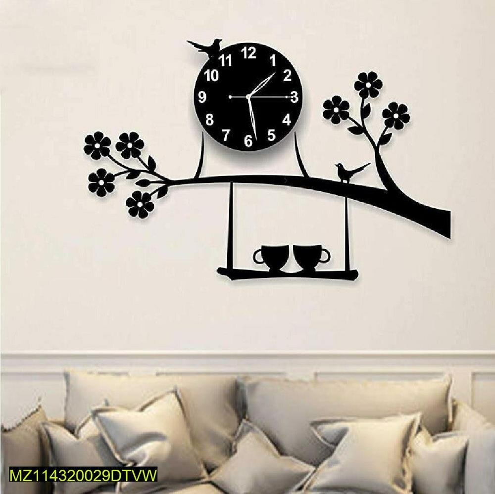 Tree Design analogue wall clock