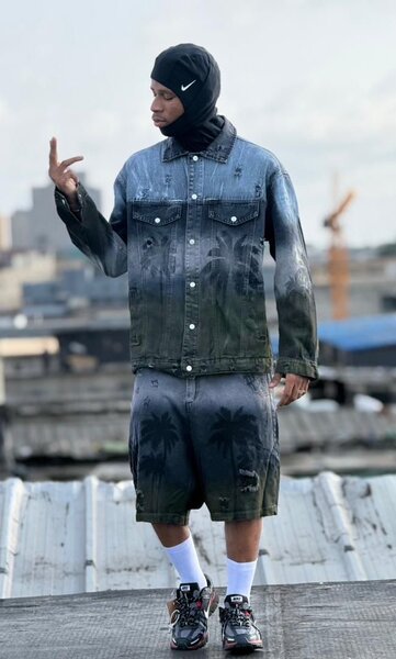 Veste en jean décontractée