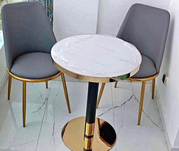 Table basse ronde en marbre