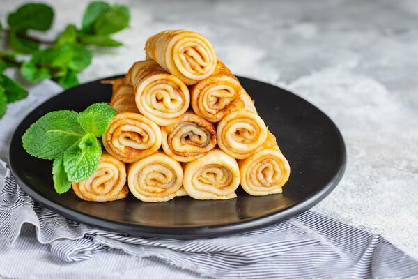 Crêpes sucrée vanille