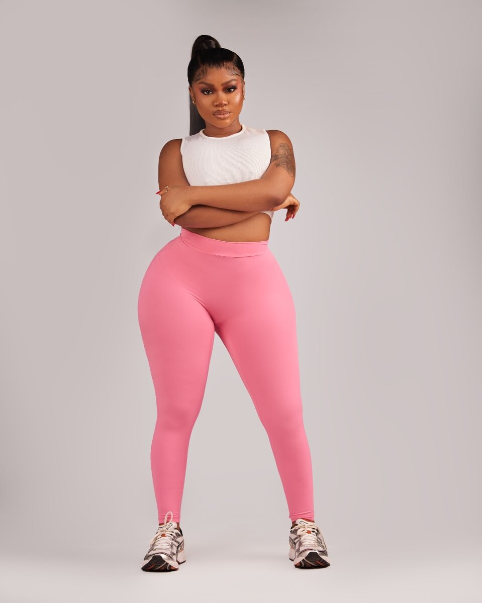 Split bum basic leggings