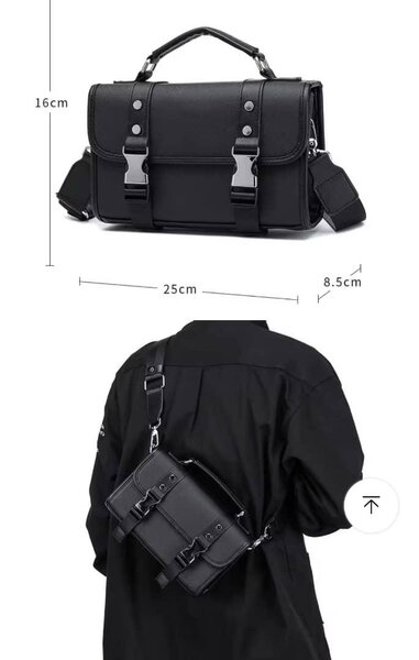 Sac en bandoulière homme élégant