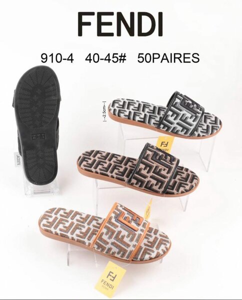 Tongs Fendi Design Homme