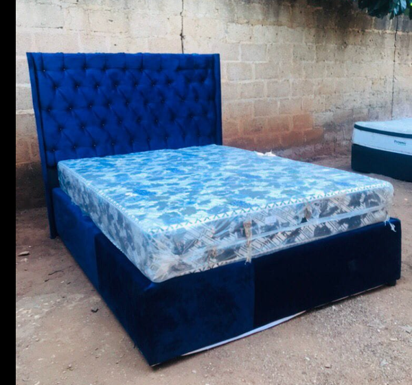 New 3 Quarters Bed/Matress and Headboard 