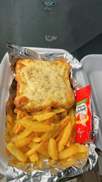 Croque monsieur + frites