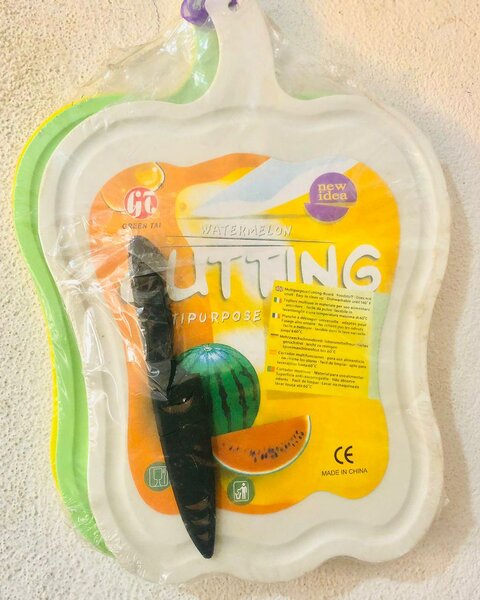 Planche à découper+ couteau