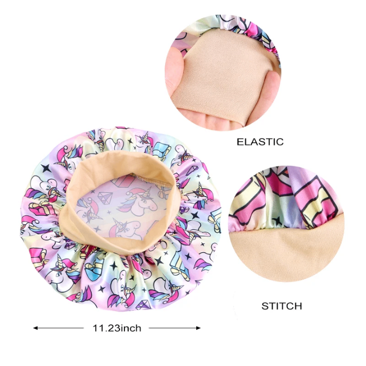 Bonnet de nuit enfant licorne