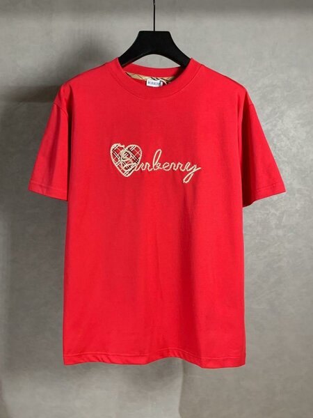 T-shirt rouge imprimée été