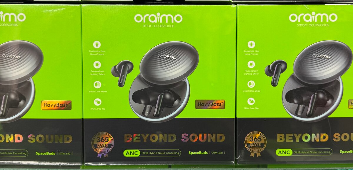 Oraimo Oraimo Écouteurs Bluetooth SpaceBuds Réduction Bruit