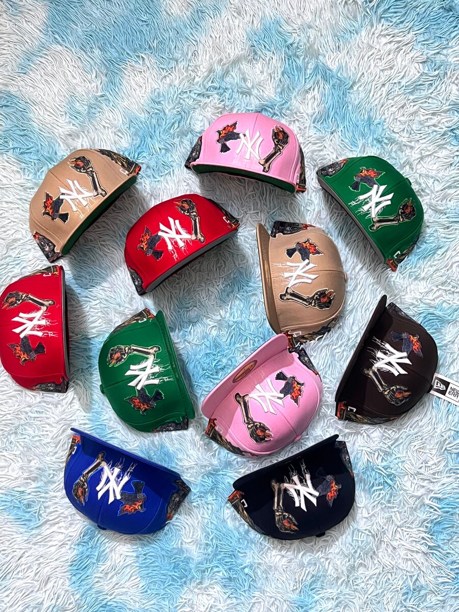 Casquettes de style baseball colorées