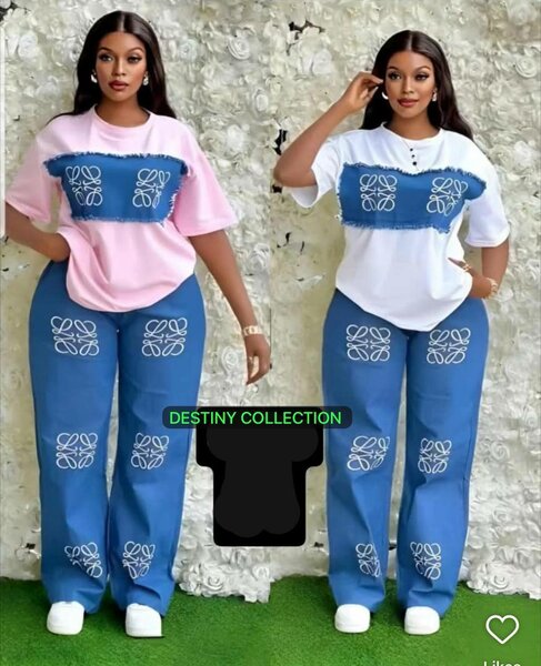 Tenue féminine chic imprimée