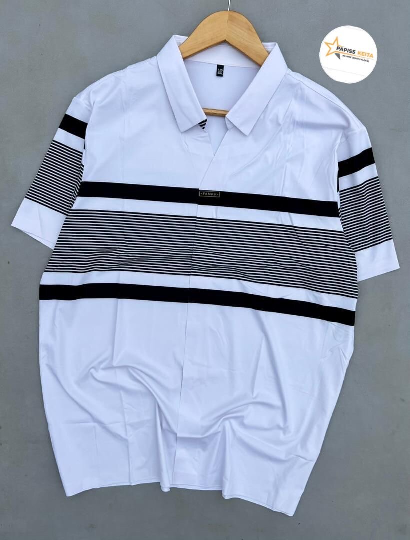 Chemise homme à manches courtes