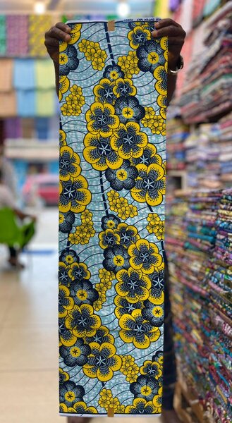 Tissu Wax Africain Coloré