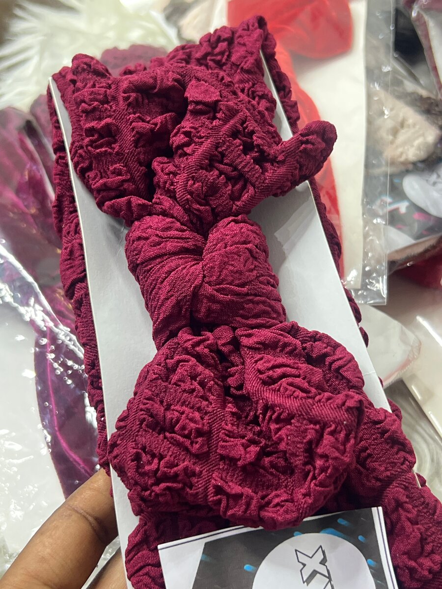 Bandeau en velours pour cheveux