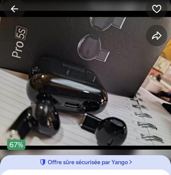 Écouteurs Sans Fil Pro 5S