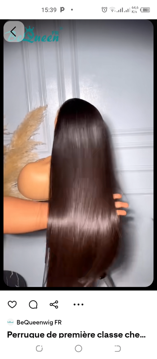 Perruque Lace Frontal Lisse