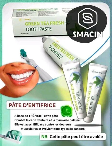 Dentifrice au Thé Vert