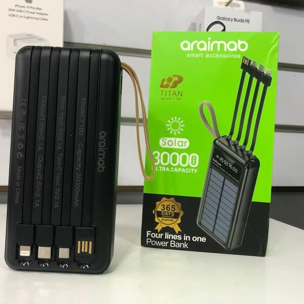 ORAIMOB 30,000 mAh CAPACITY POWERBANK