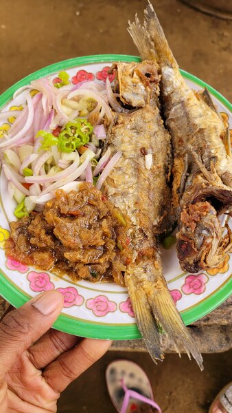 Poissons Grillés et Attieké