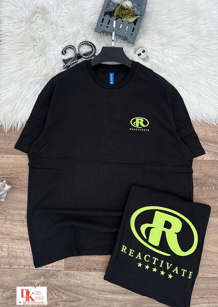 T-shirt noir Reactivate