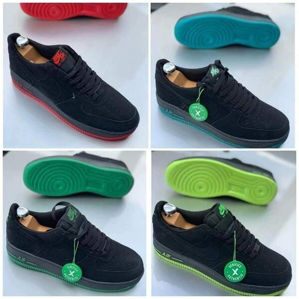 Baskets noires Air style moderne