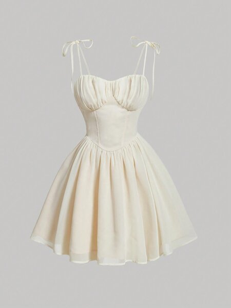 Robe évasée à bretelles