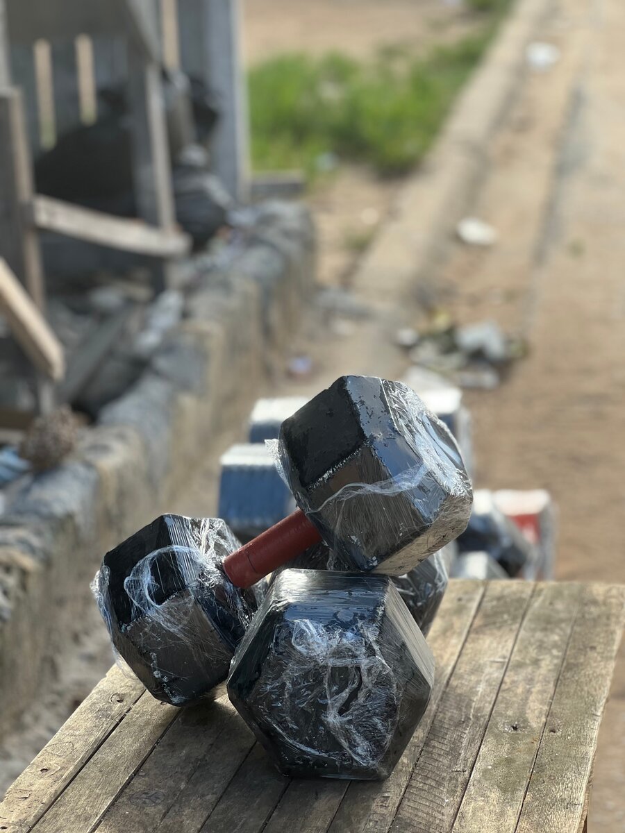 Haltères hexagonales 8 kg