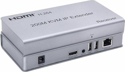 HDMI extender 200 mètres KVM IP extender