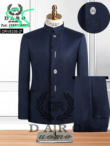 Veste homme style mandarin