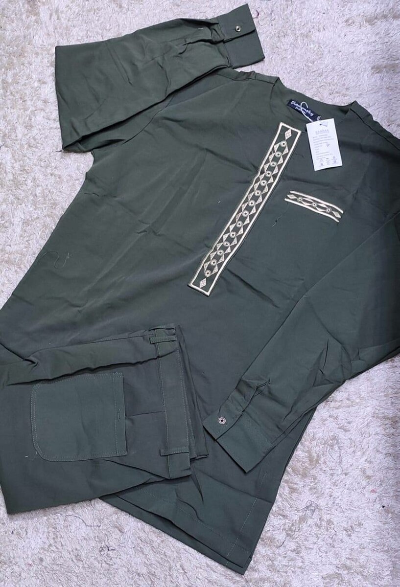 Ensemble Africain Élégant Homme