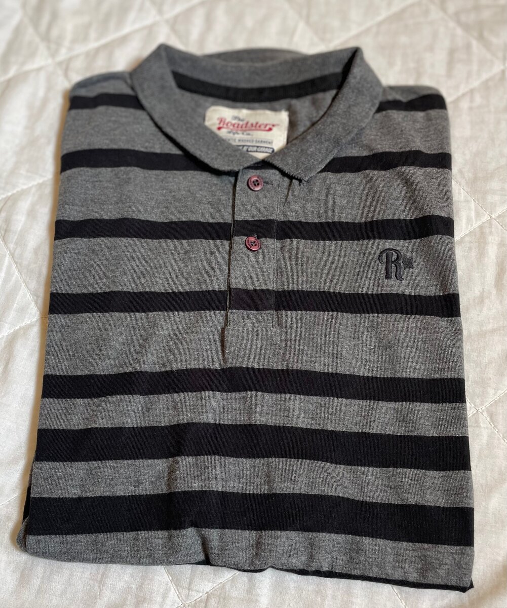 Polo homme rayé élégant