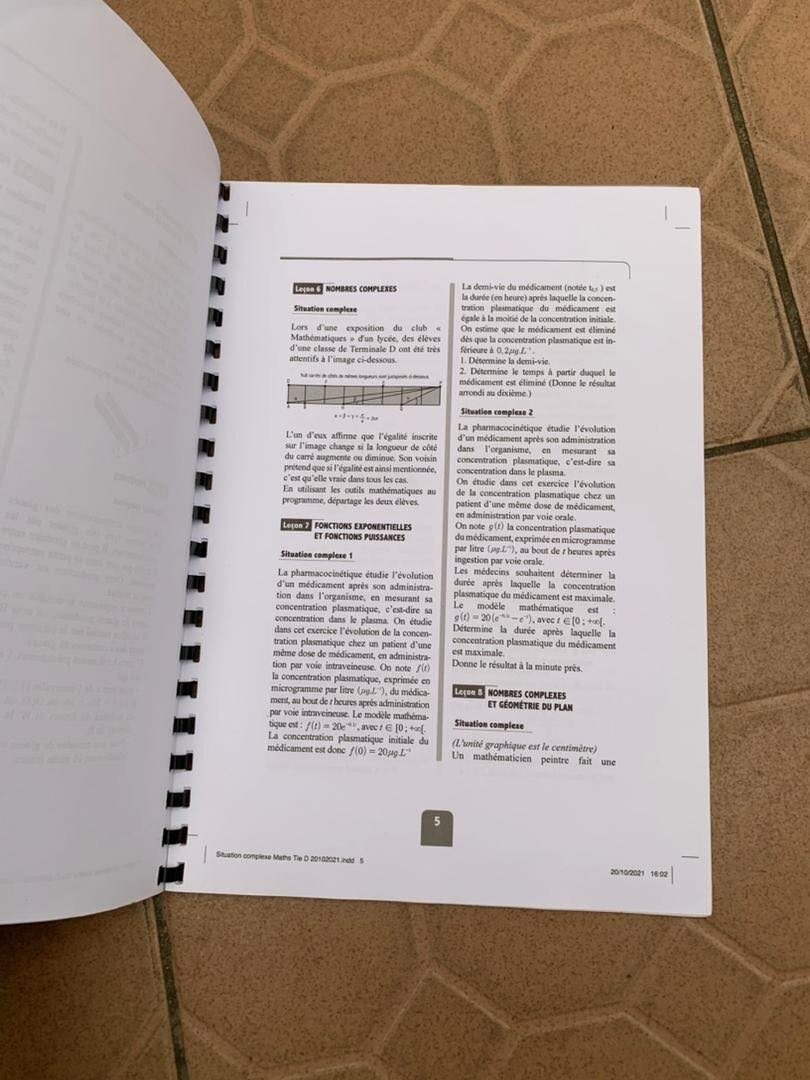 Livre de Maths Situations Complexes