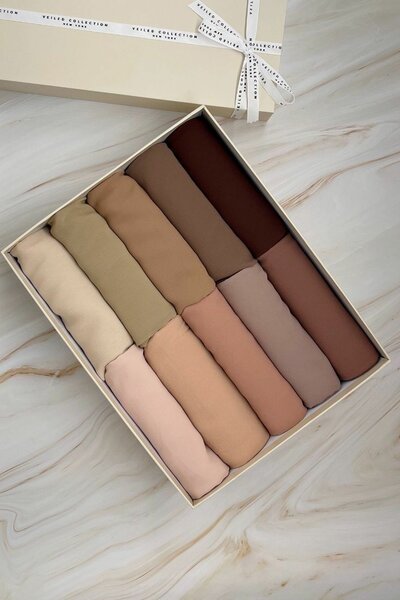 Lot de Hijabs en Coton