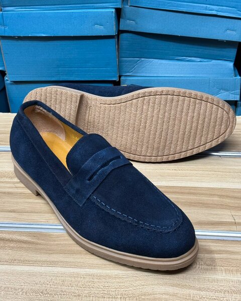 Mocassins en daim homme élégants