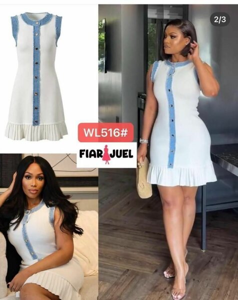 Robe moulante blanche chic