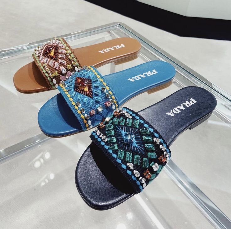 PRADA 3 pieces Slippers