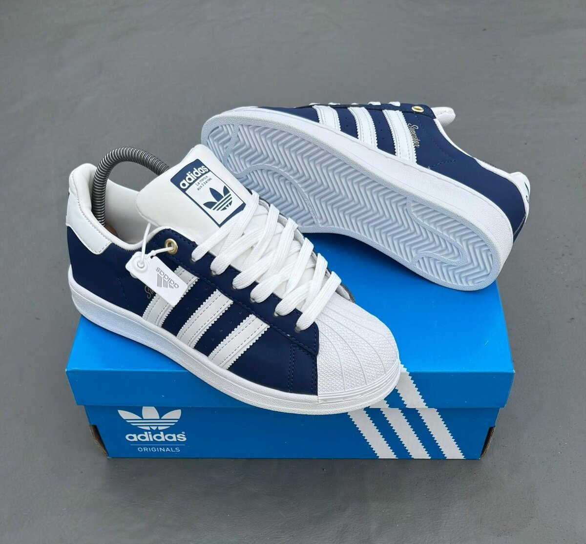 Adidas Superstar Bleu