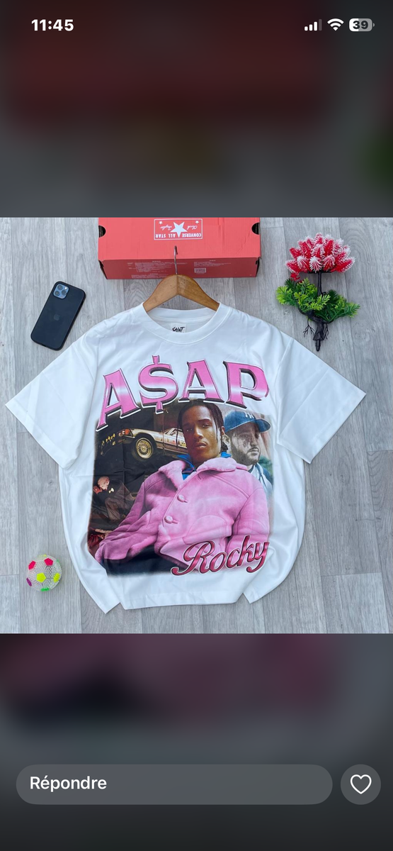 T-shirt graphique tendance