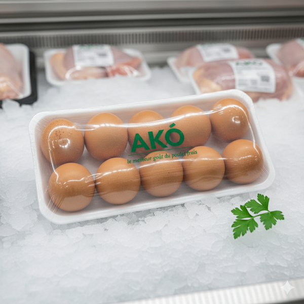 Oeufs frais (10) AKO