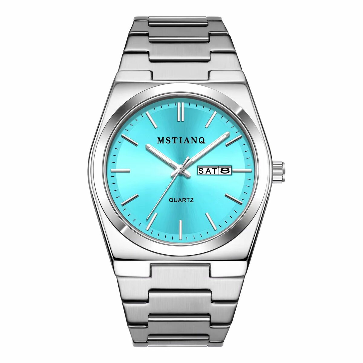 Montre quartz MSTIANQ acier inoxydable